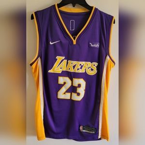 LA Lakers LeBron James Nike Wish Swing jersey